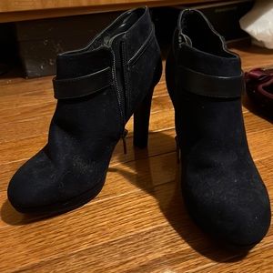 Black ankle booties